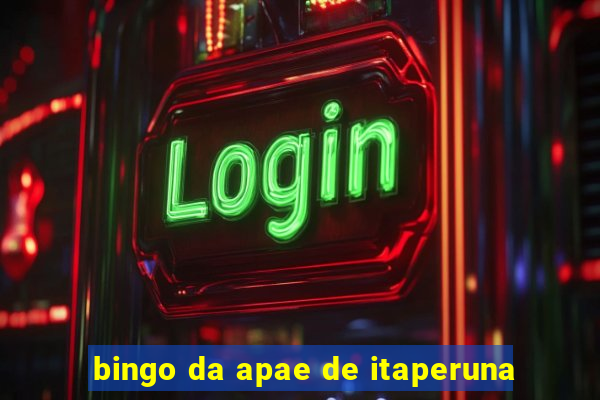 bingo da apae de itaperuna